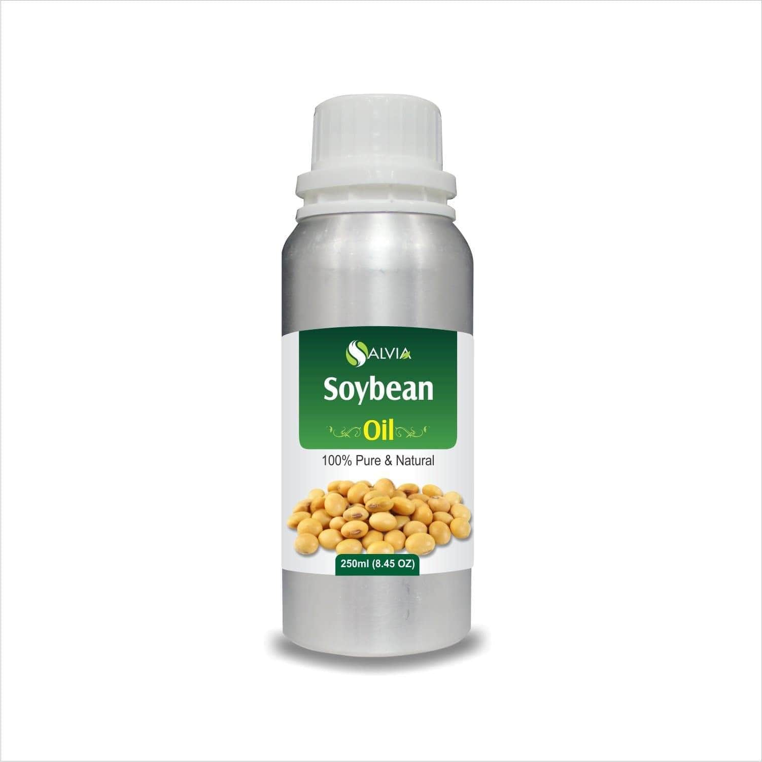 Salvia Natural Carrier Oils 250ml Soybean Oil (Glycine Max) 100% Natural Carrier Oil, Moisturizes The Skin, Solves Itchy Scalp, Antioxidant & Rich in Vitamin E, Best For Aromatherapy Salvia Natural Carrier Oils 250ml Soybean Oil (Glycine Max) 100% Natural Carrier Oil, Moisturizes The Skin, Solves Itchy Scalp, Antioxidant & Rich in Vitamin E, Best For Aromatherapy